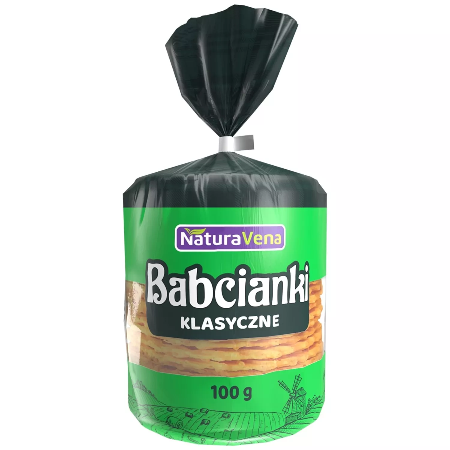 NaturaVena - Babcianki Klasyczne, wafelki klasyczne, 100 g