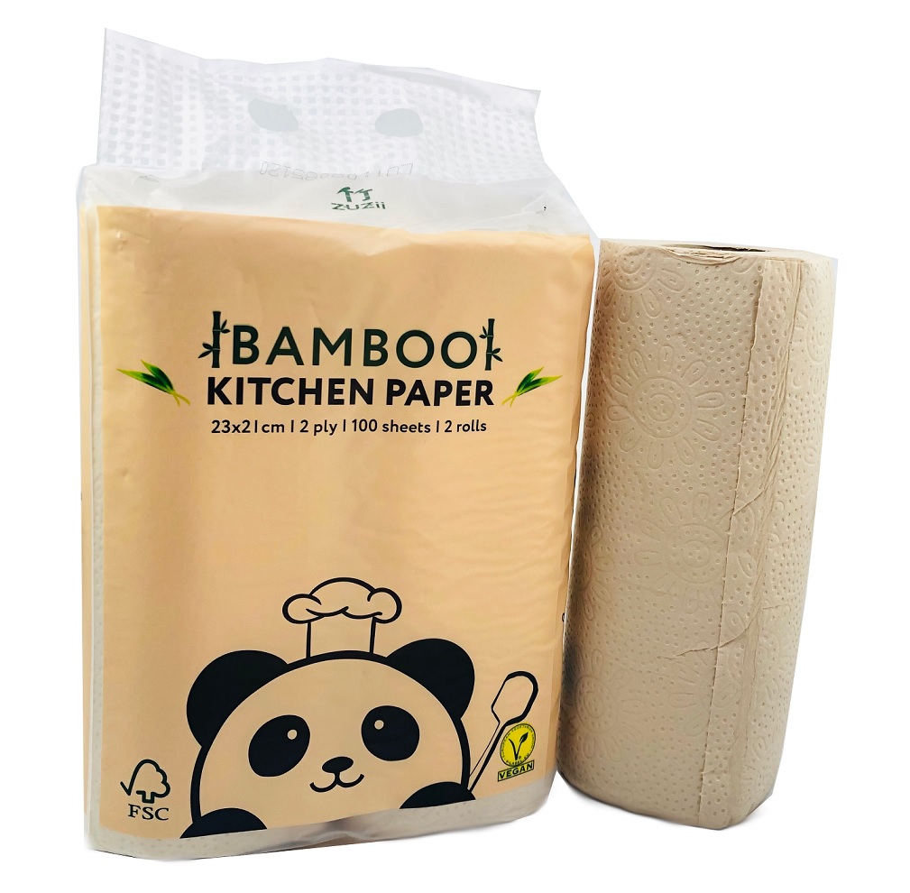 ZUZII Bambusowy ręcznik kuchenny 2-warstwowy 2 szt.