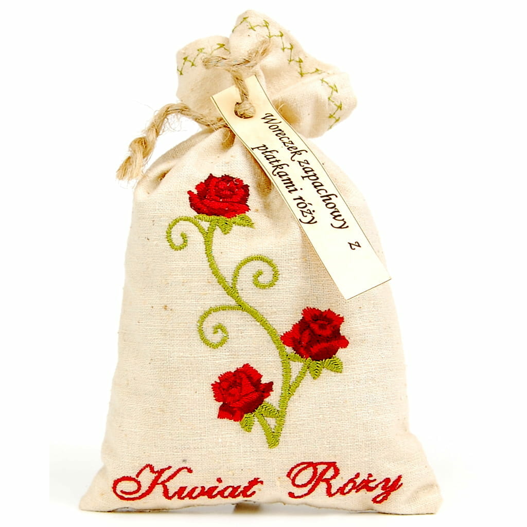 WORECZEK ZAPACHOWY Z KWIATEM RÓŻY