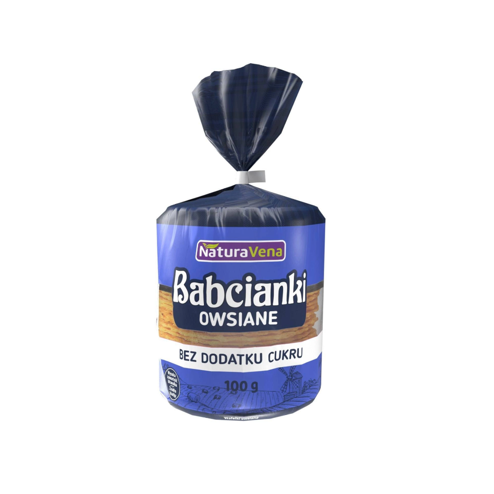 Babcianki Owsiane Bez Dodatku Cukrów 100 G - NATURAVENA