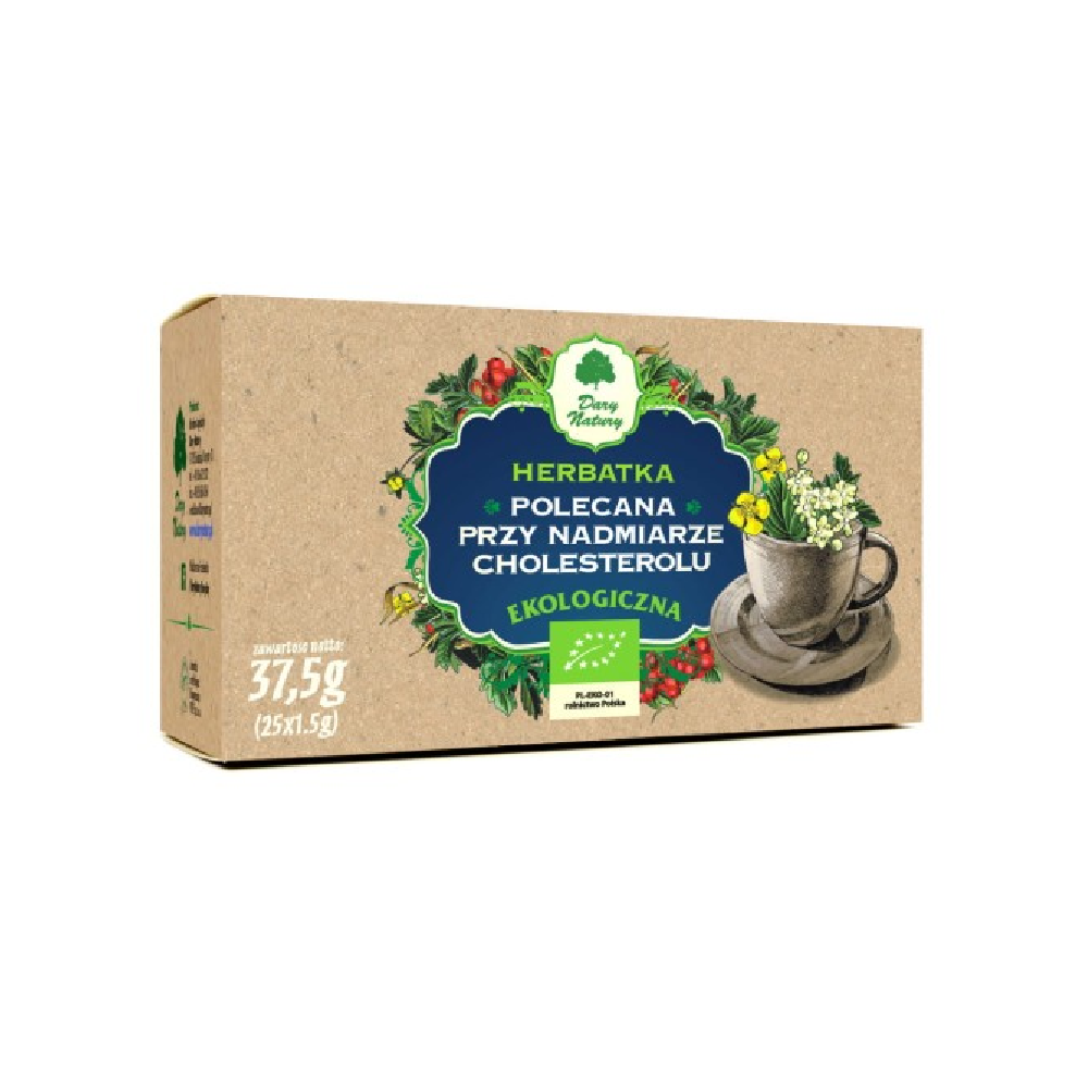 Herbatka Polecana Przy Nadmiarze Cholesterolu EKO 25x1,5