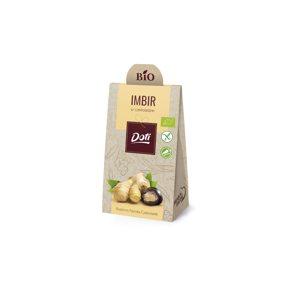 Bio Imbir w czekoladzie 50g premium organic