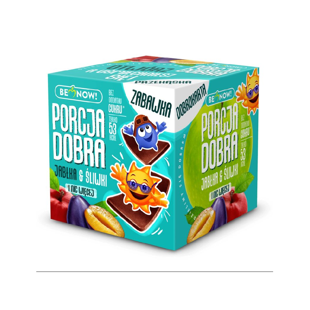 Porcja Dobra Kostka jabłko-śliwka z niespodzianką