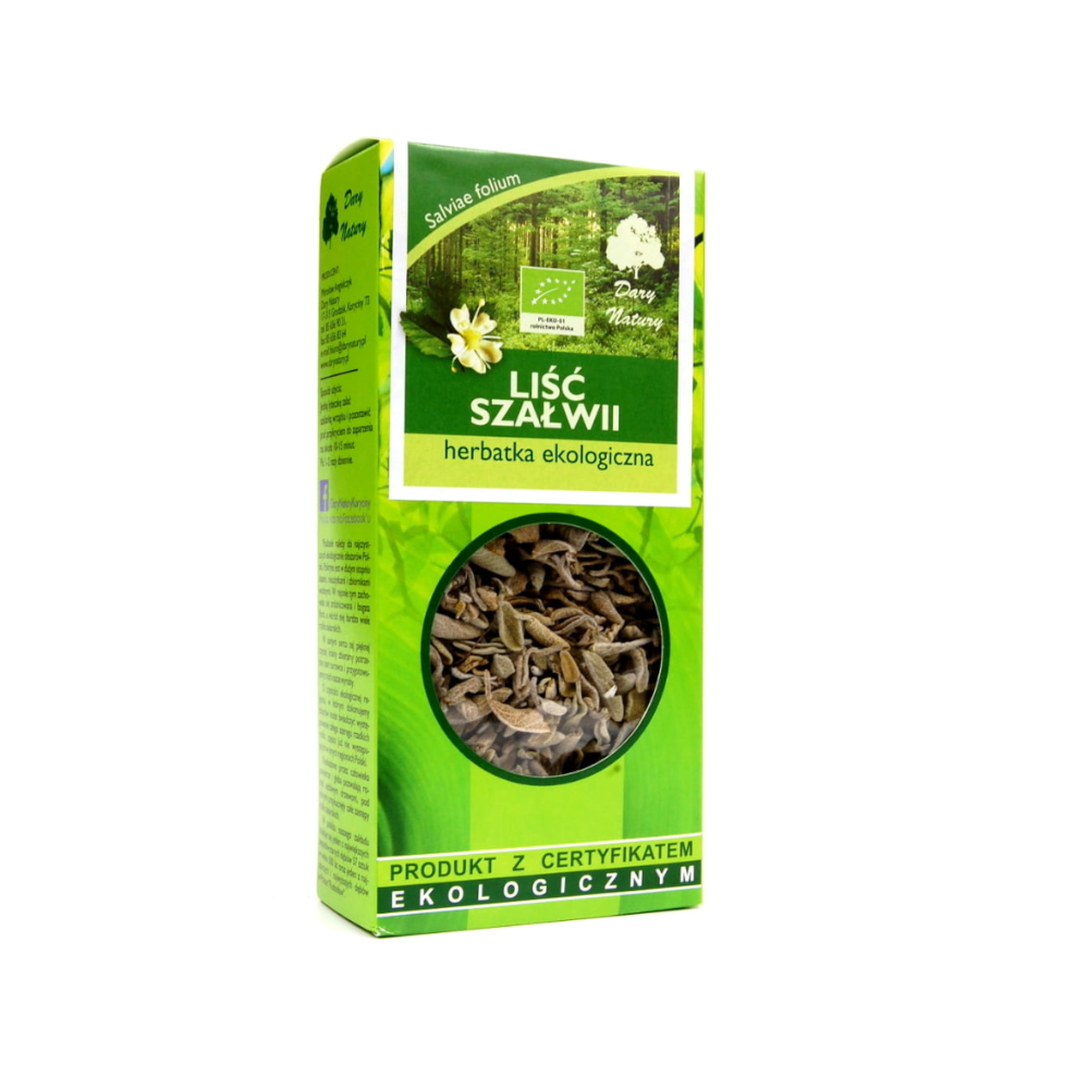 Szałwia liść EKO 25 g - Dary Natury