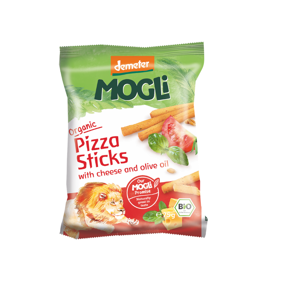 PALUSZKI O SMAKU PIZZY Z SEREM I OLIWĄ Z OLIWEK DEMETER BIO 75 g - MOGLI