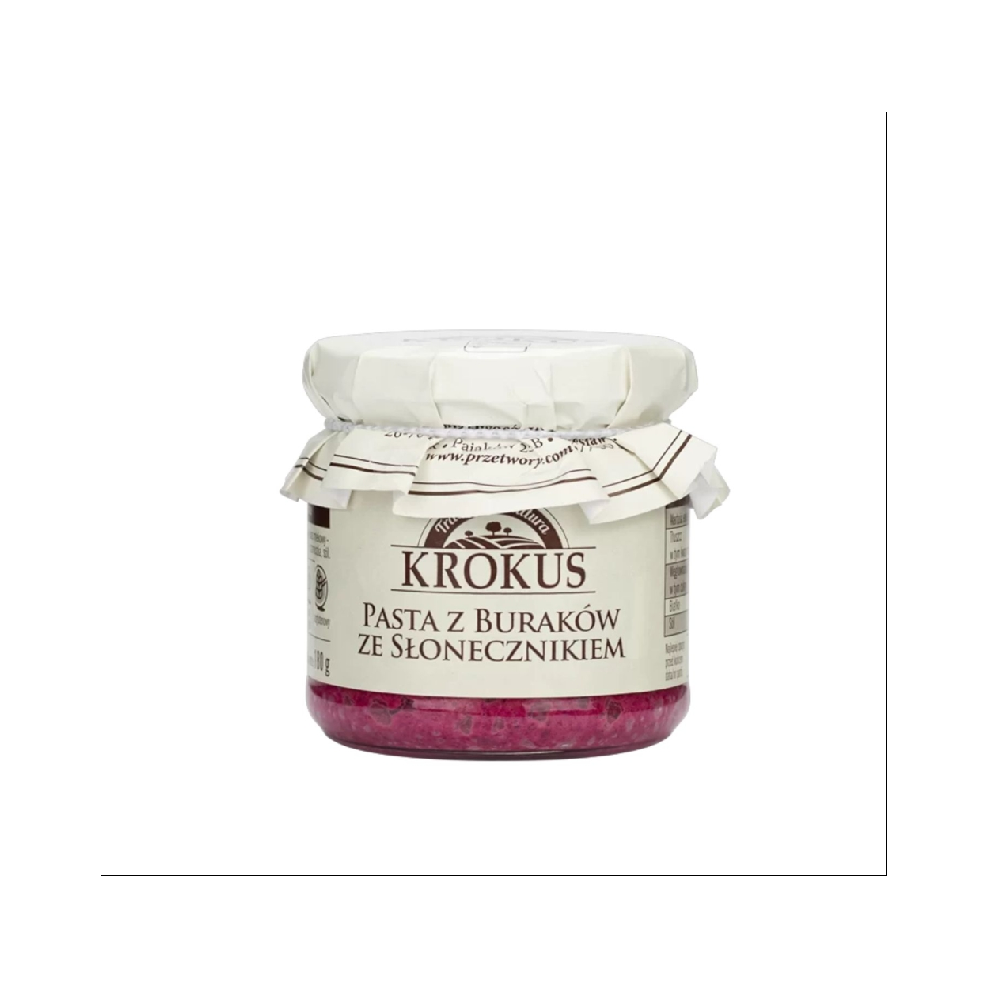 KROKUS Pasta z buraków ze słonecznikiem 180 g