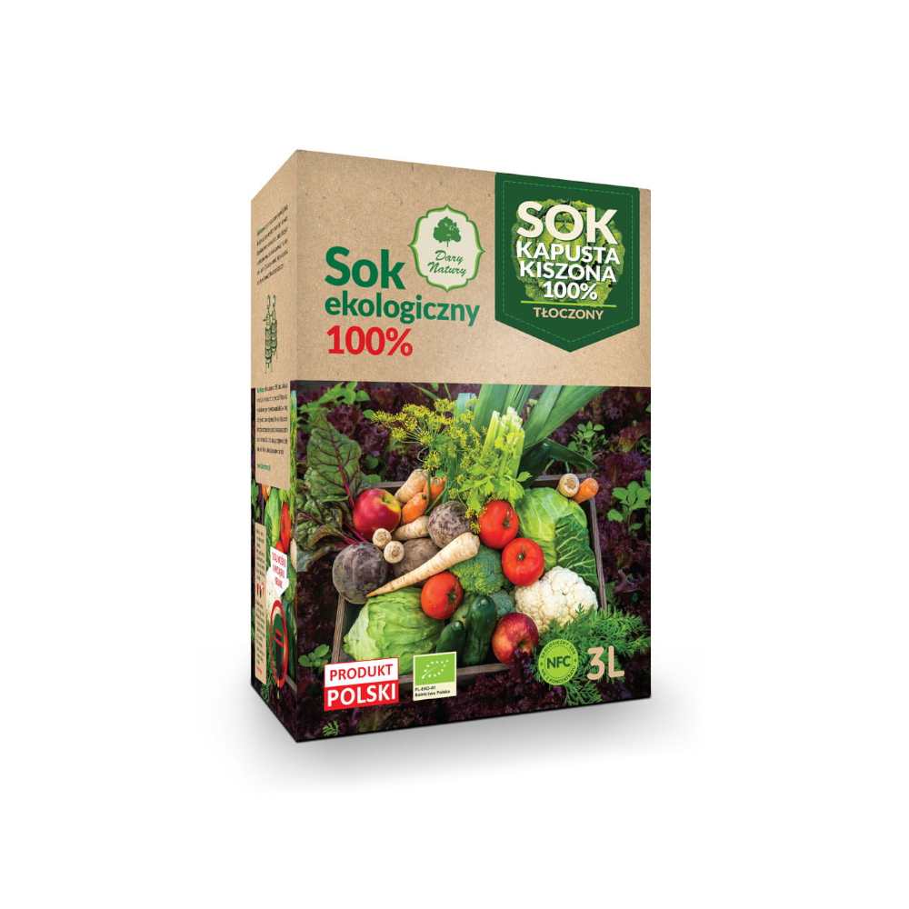 Sok Kapusta kiszona 100% EKO 3l