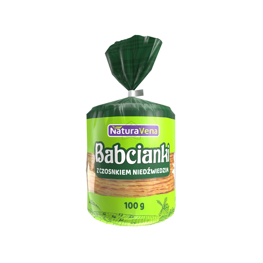 Babcianki z Czosnkiem Niedźwiedzim 100 g Naturavena